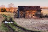 Old Barn At Sunrise_08482